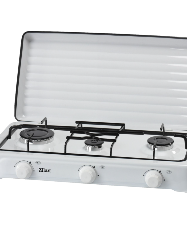 Zilan Plinski rešo sa 3 plamenika, 2300 W, bijela - ZLN0032/WH