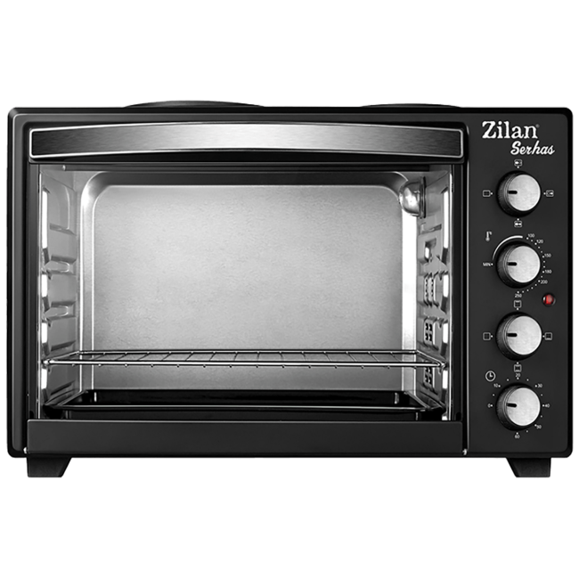 Zilan Mini pećnica, 2 grijače ploče, 45 l, 3200 W, crna - ZLN2935 - Image 4