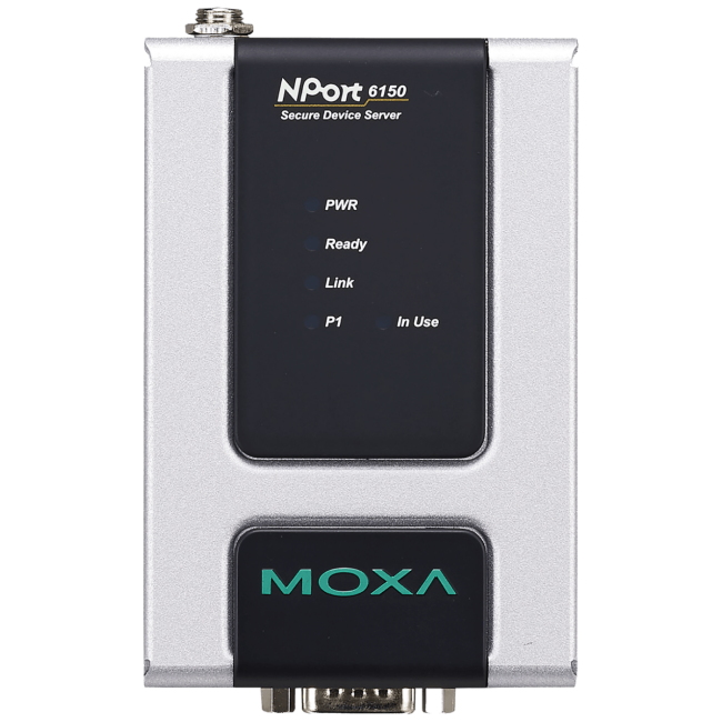 Moxa Terminal server, RS-232/422/485, RJ-45 Ethernet - JAB MOXA NPort 6150 - Image 2