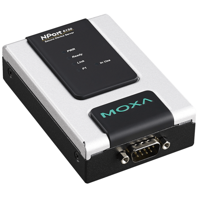 Moxa Terminal server, RS-232/422/485, RJ-45 Ethernet - JAB MOXA NPort 6150 - Image 3