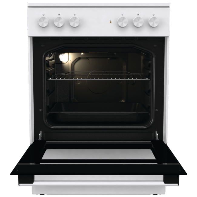 Gorenje Štednjak, 4 staklokeramička ploča, 8400W, pećnica 65 lit, A - GEC6A11WG - Image 2