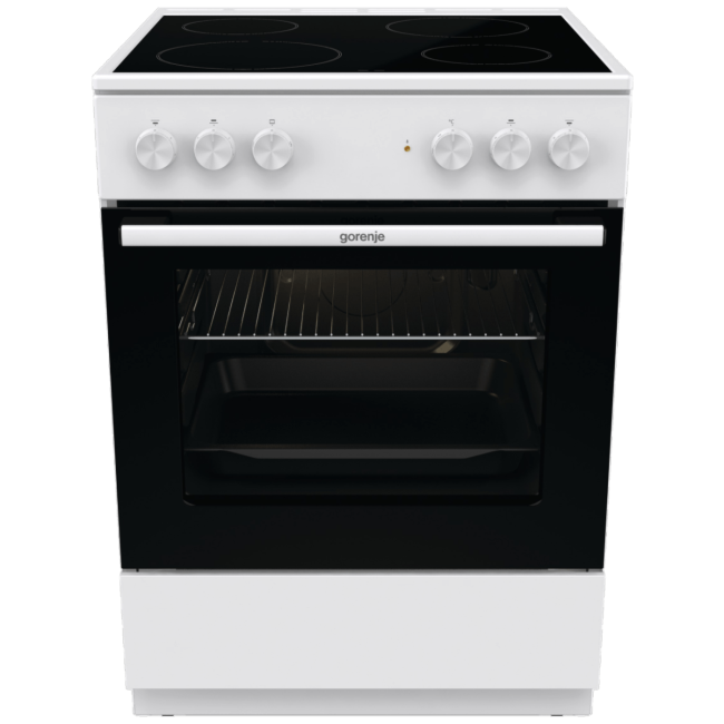 Gorenje Štednjak, 4 staklokeramička ploča, 8400W, pećnica 65 lit, A - GEC6A11WG - Image 3