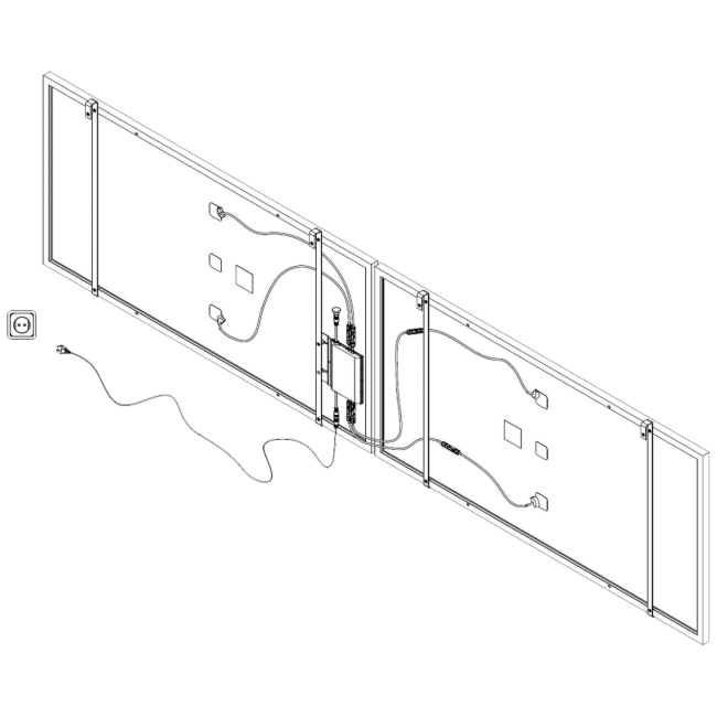 MKM  Solarni panel za balkon, set, 800W - PV 800 - Image 2