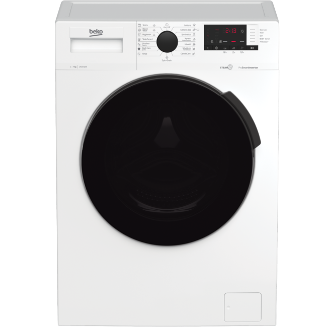 Beko Mašina za veš, 1400 obrtaja, 7 kg veša, Inverter, Steam - WUE 7722C XW0
