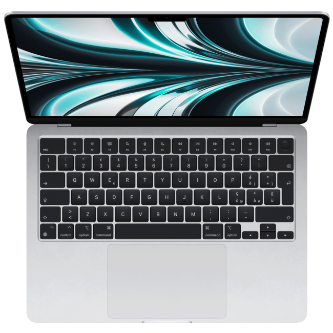 Apple Laptop 13,6", M2 chipset, 8GB DDR, SSD 256 GB - MacBook Air; MLXY3T/A, Silver - Image 2