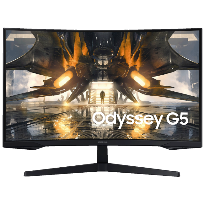 Samsung Monitor 32",Zakrivljeni,WQHD,G5 Odyssey, HDMI,Display Port - LS32AG550EPXEN