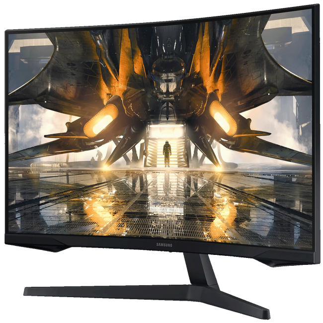 Samsung Monitor 32",Zakrivljeni,WQHD,G5 Odyssey, HDMI,Display Port - LS32AG550EPXEN - Image 3