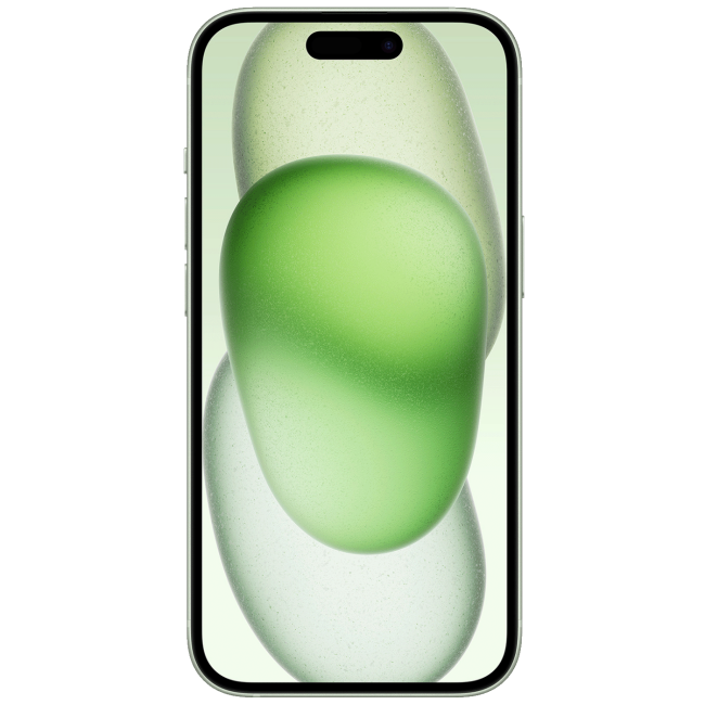 Apple iPhone 15, 128 GB, Super Retina XDR OLED 6.1" - iPhone 15 128GB Green; MTP53HN/A