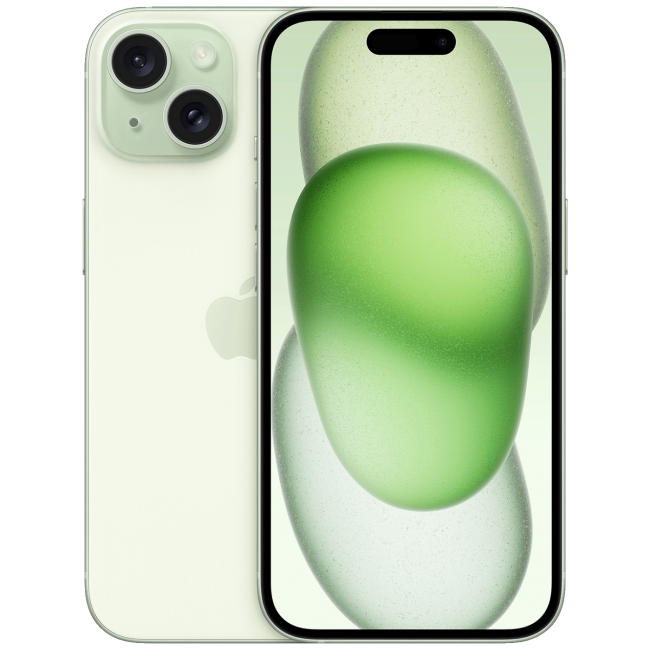 Apple iPhone 15, 128 GB, Super Retina XDR OLED 6.1" - iPhone 15 128GB Green; MTP53HN/A - Image 2