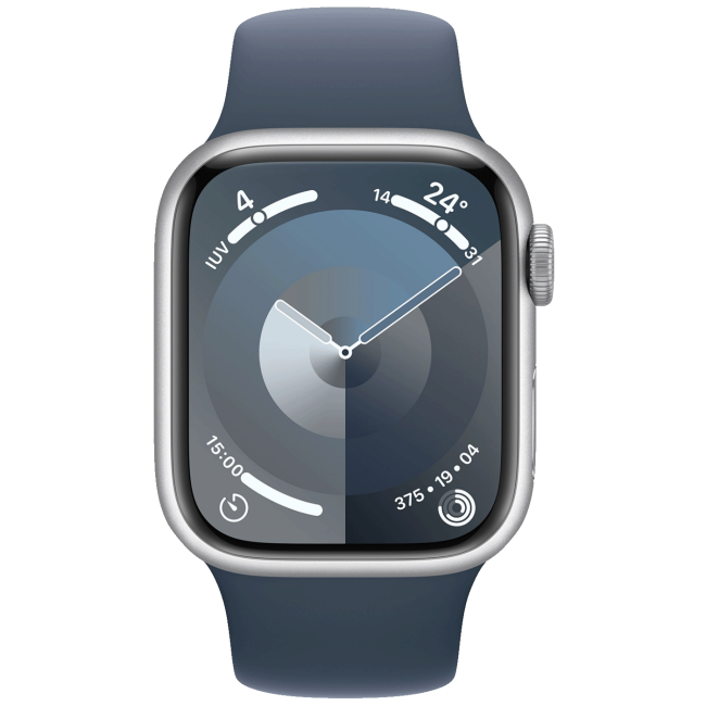 Apple Pametni sat, 1.69" LTPO OLED zaslon, vodootporan BT, WiFi - Watch Series 9 GPS 41mm Silver - Image 2