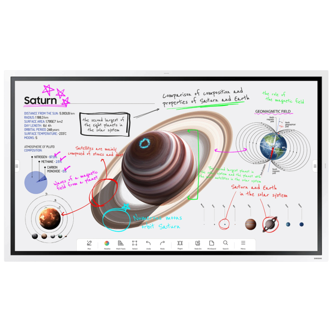 Samsung Interaktivni display, smart, 55", 4K, Flip Pro WM55B - LH55WMBWBGCXEN
