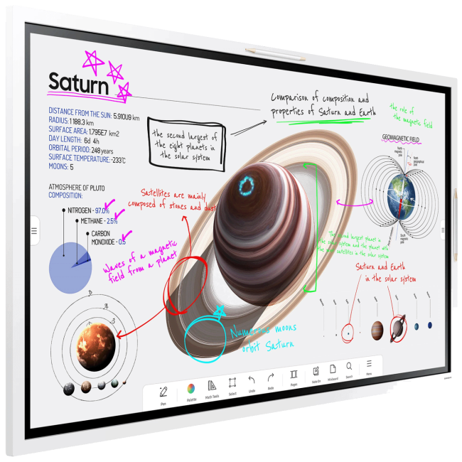 Samsung Interaktivni display, smart, 55", 4K, Flip Pro WM55B - LH55WMBWBGCXEN - Image 2