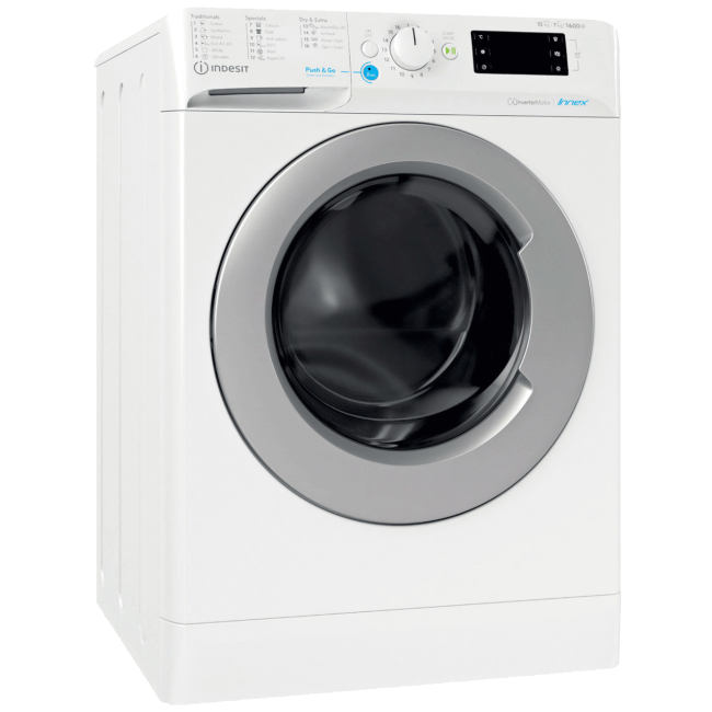 Indesit Mašina za veš /sušilica, 1600 obrtaja, 10/7 kg, E - BDE 107624 8WS EE N