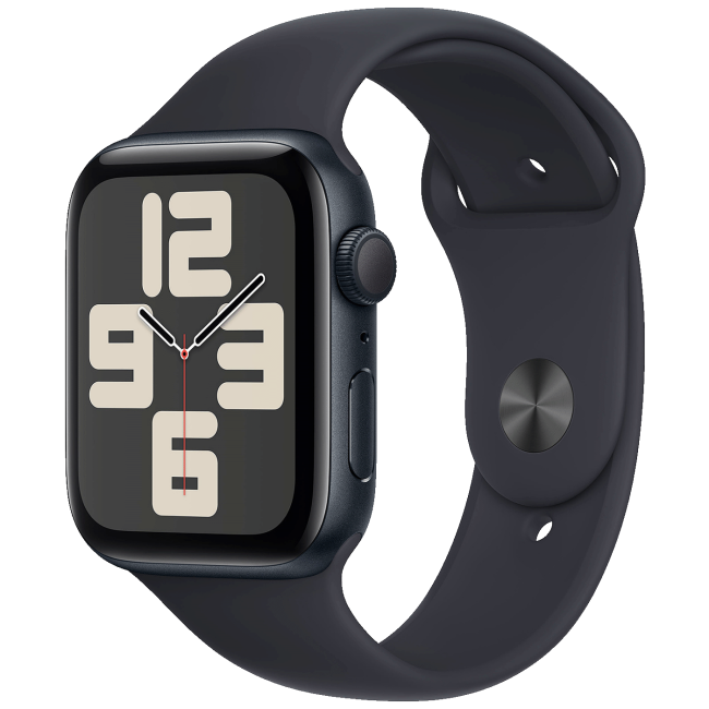 Apple Pametni sat, 1.78" LTPO OLED zaslon, vodootporan BT, WiFi - Watch SE 2023 GPS 44mm Midnight