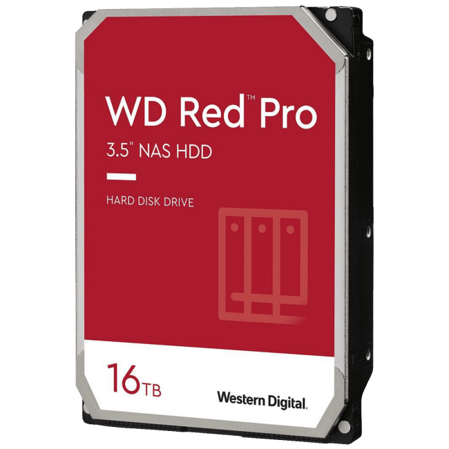 Western Digital Hard disk 3,5", 16TB, Red Pro, za NAS sisteme - WD161KFGX