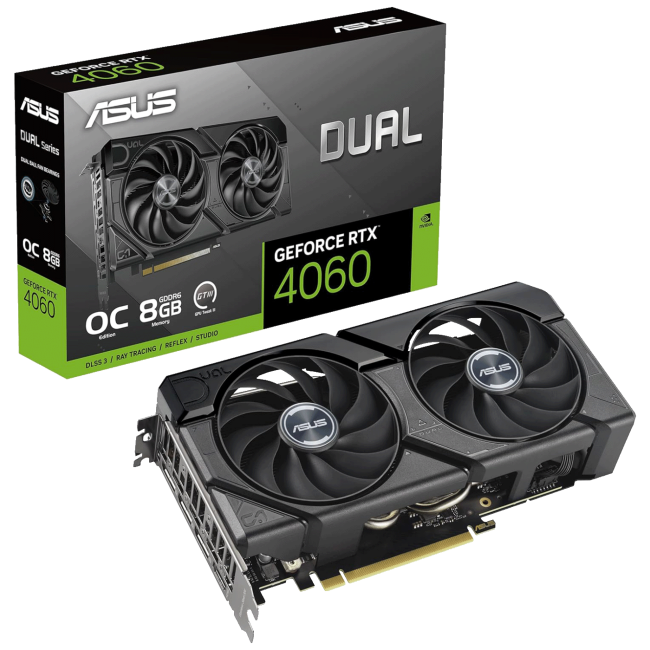 Asus Grafička kartica, RTX4060 EVO OC , 8GB DDR6, 128bit, PCIe4.0 - 90YV0JC7-M0NA00