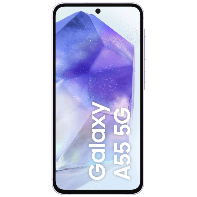 Samsung Smartphone 6.6", 5G, Octa Core 2.75GHz, RAM 8GB, 50Mpixel - Galaxy A55 5G 8GB/128GB Lilac
