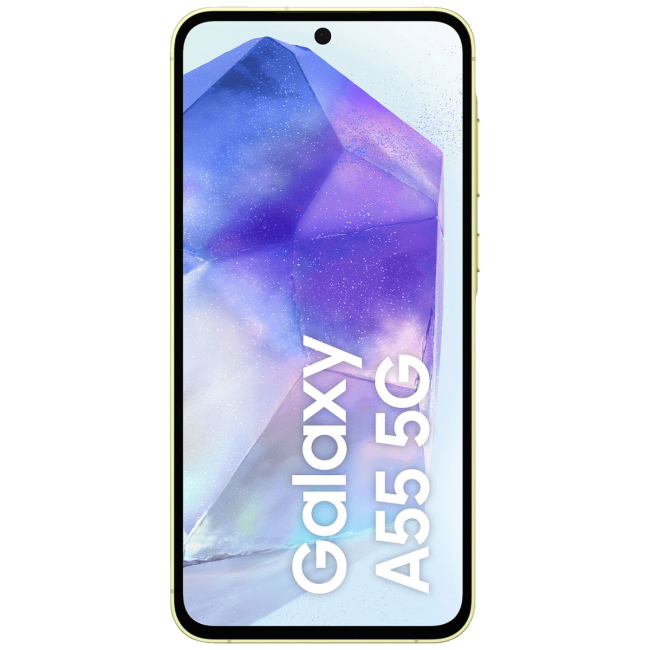 Samsung Smartphone 6.6", 5G, Octa Core 2.75GHz, RAM 8GB, 50Mpixel - Galaxy A55 5G 8GB/128GB Lemon