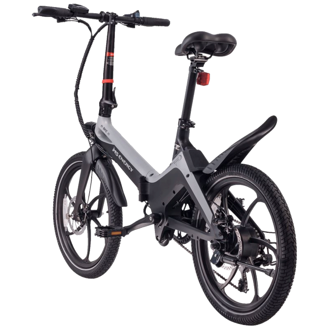 MS Energy Elekrični Gradski bicikl, 20" točkovi, domet do 50 km - eBike i10 Black/Gray - Image 3