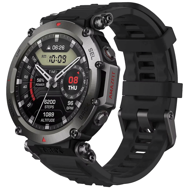 Amazfit Pametni sat, 1.39" AMOLED, vodootporan 10ATM, BT, WiFi, GPS - T-REX Ultra Abyss Black