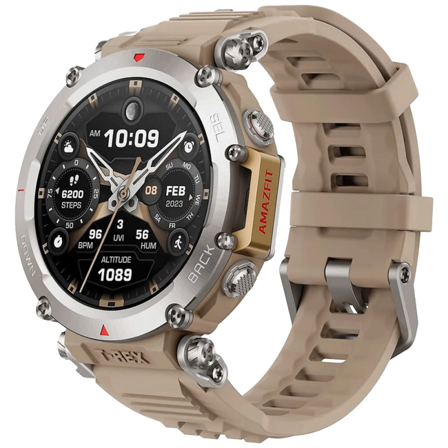 Amazfit Pametni sat, 1.39" AMOLED, vodootporan 10ATM, BT, WiFi, GPS - T-REX Ultra Sahara