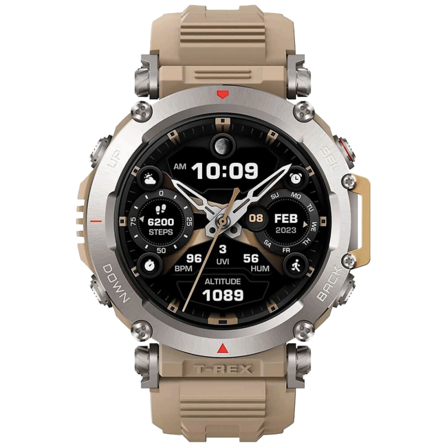 Amazfit Pametni sat, 1.39" AMOLED, vodootporan 10ATM, BT, WiFi, GPS - T-REX Ultra Sahara - Image 2