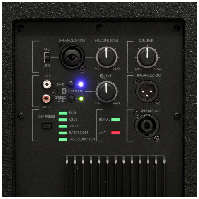 SAL Zvučna kutija, aktivna, bass/satelit, 800W / 400W, Bluetooth - PAS10W43S - Image 5