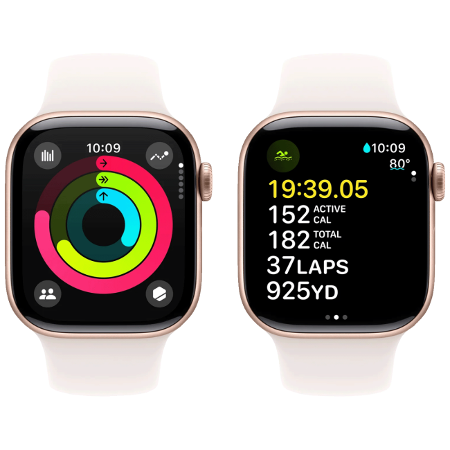 Apple Pametni sat, 1.77" LTPO3 OLED zaslon, vodootporan BT, WiFi - Watch Series 10 GPS 42mm Rose Gold - Image 4