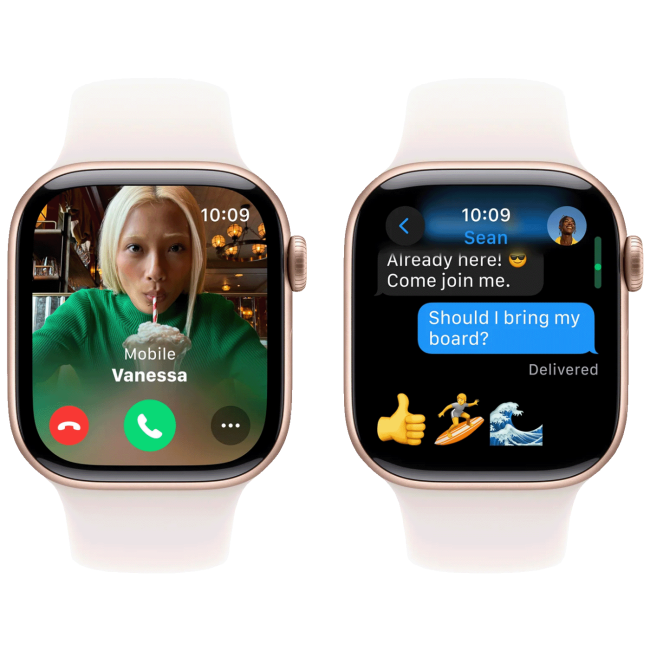 Apple Pametni sat, 1.77" LTPO3 OLED zaslon, vodootporan BT, WiFi - Watch Series 10 GPS 42mm Rose Gold - Image 5