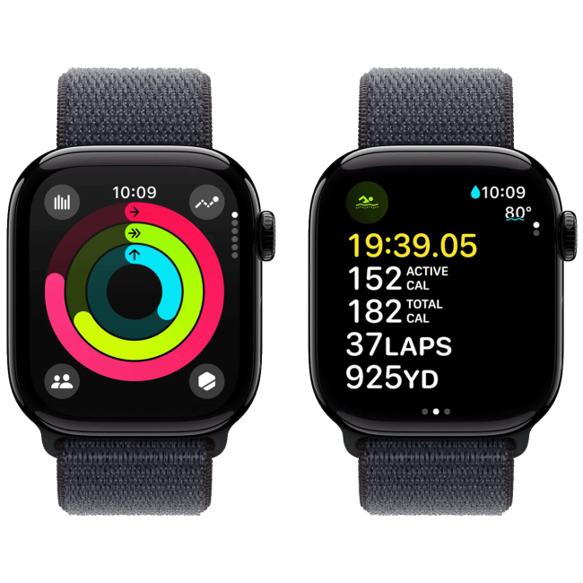 Apple Pametni sat, 1.77" LTPO3 OLED zaslon, vodootporan BT, WiFi - Watch Series 10 GPS 42mm Jet Black - Image 4
