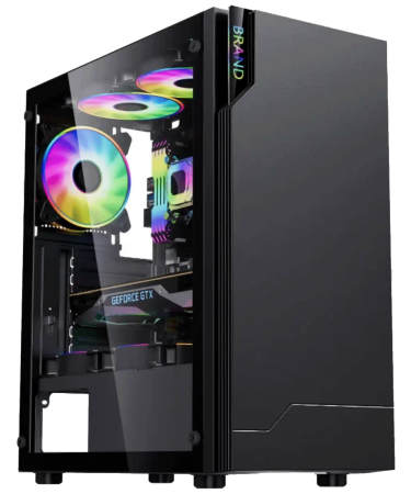 Zeus Desktop PC, Ryzen 5 3600, RX580, 16GB DDR4, SSD 1 TB - Ryzen 5 3600/16GB/1TB/RX580