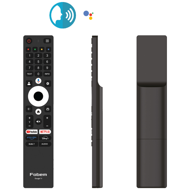 Fobem Televizor Smart QLED 4K UltraHD 55", Google TV - MT55EG8000QF - Image 6