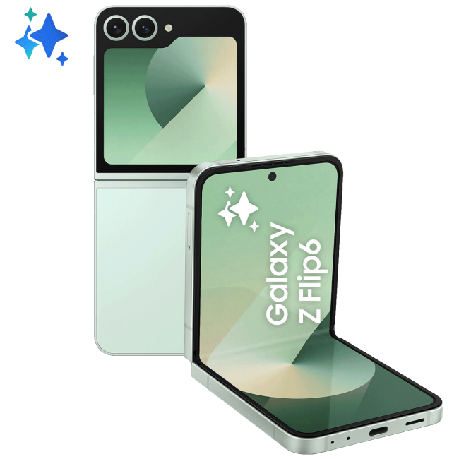 Samsung Smartphone 6.7/3.4", 5G, 8-Core 3.39GHz, RAM 12GB, 50Mpixel - Galaxy Z Flip 6 5G 12/256GB Green