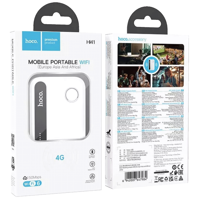 hoco. 4G mobilni WiFi router, 150Mbps - HI41 Portable WiFi - Image 5