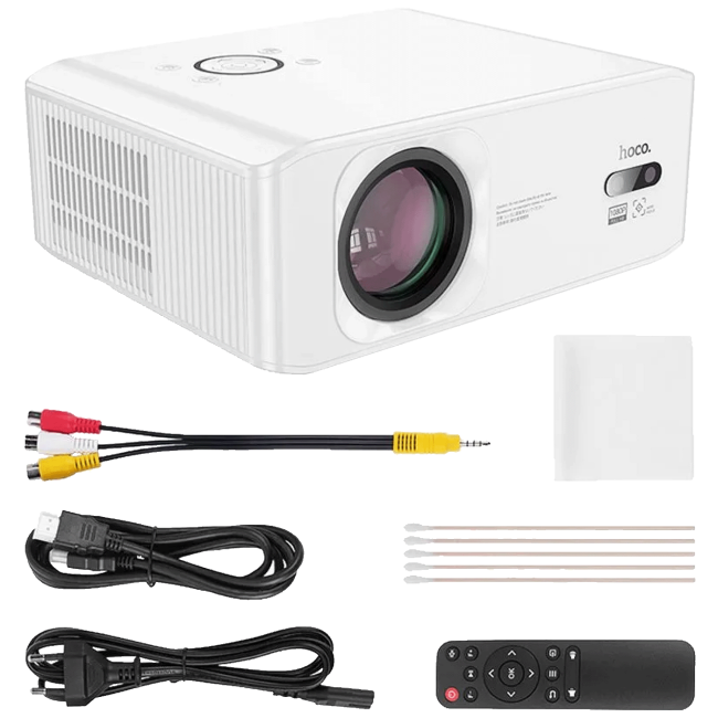 hoco. Pametni projektor, Full HD, Android TV, WiFi 2.4/5 GHz, BT - DT3 Smart Projector - Image 5