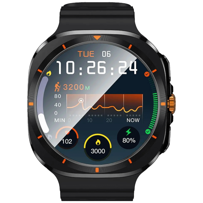 hoco. Pametni sat, 1.5" zaslon, Bluetooth, IP67 - Y29 Black - Image 2