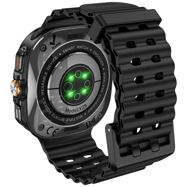 hoco. Pametni sat, 1.5" zaslon, Bluetooth, IP67 - Y29 Black - Image 3