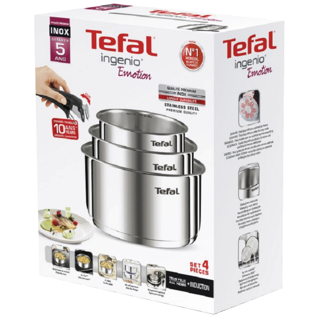 Tefal Posuđe, set, 4/1, Ingenio Emotion - L8964S44 - Image 4