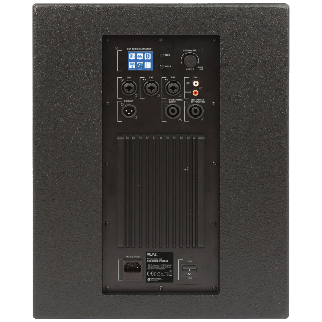 SAL Zvučna kutija, aktivna, bass/satelit, 800W, Bluetooth - PAS12W243S - Image 5