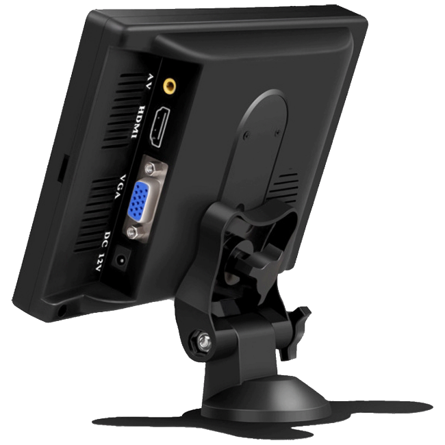 NN-Su 7" HD monitor za automobil, PC, 12/24V, HDMI, VGA - YB-700A-1 - Image 3