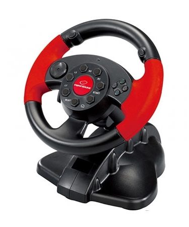 Volan ESPERANZA HIGH OCTANE, +pedale, za PC, PS1, PS2, PS3, EG103