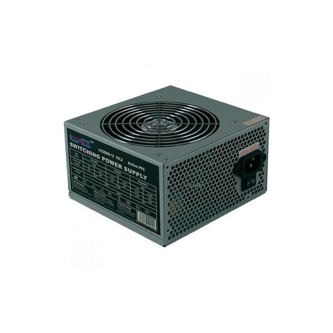 Napojna jedinica ATX LC-Power PSU 500W LC500H-12 V2.2 Office Series 120mm fan,4+4 pin,4xSATA,1x PCIe 6-pin, Active PFC - Image 2