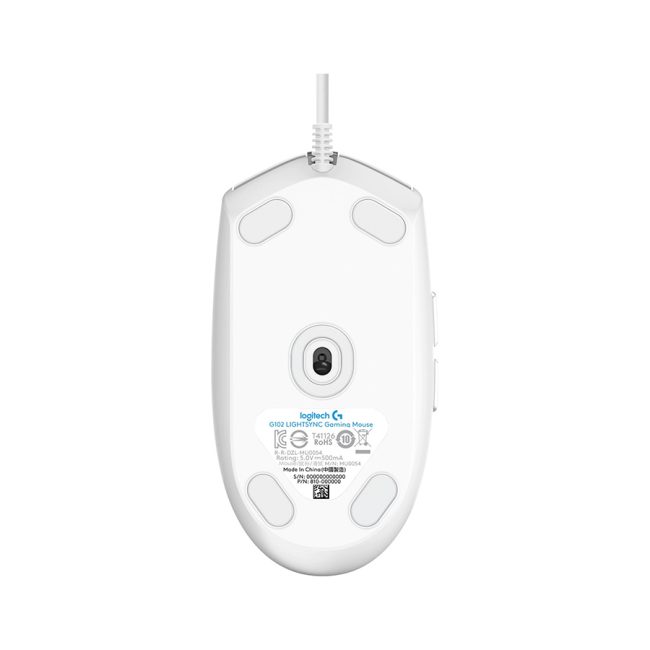 Miš LOGITECH G102 LIGHTSYNC Gaming Mouse - WHITE - EER, 910-005824 - Image 5