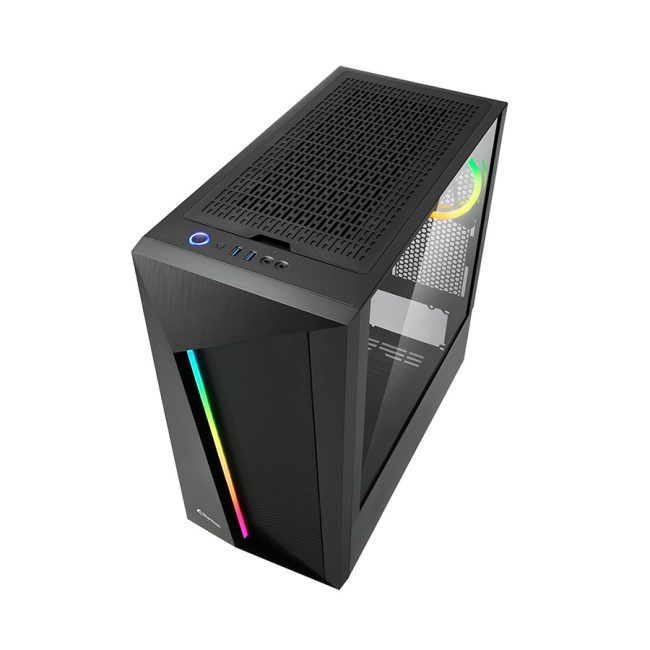 Kućište SHARKOON gaming, rev100, RGB, ATX, ventilator 2x120 mm - Image 3