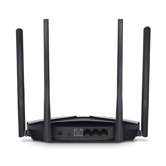ROUTER Mercusys MR70X  AX1800 Dual-Band WiFi 6 Router Optimal WiFi 6 speeds reaching up to 1.8 Gbps, 4× multi-directional high-gain antennas - Image 3