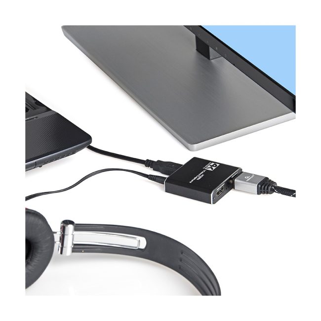 USB HDMI Videograbber GEMBIRD, video capture, software free, UHG-4K2-01 - Image 2