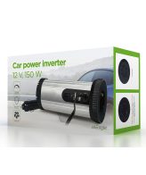 DC-AC inverter za auto GEMBIRD, in12Vout220V 150W EG-PWC150-01