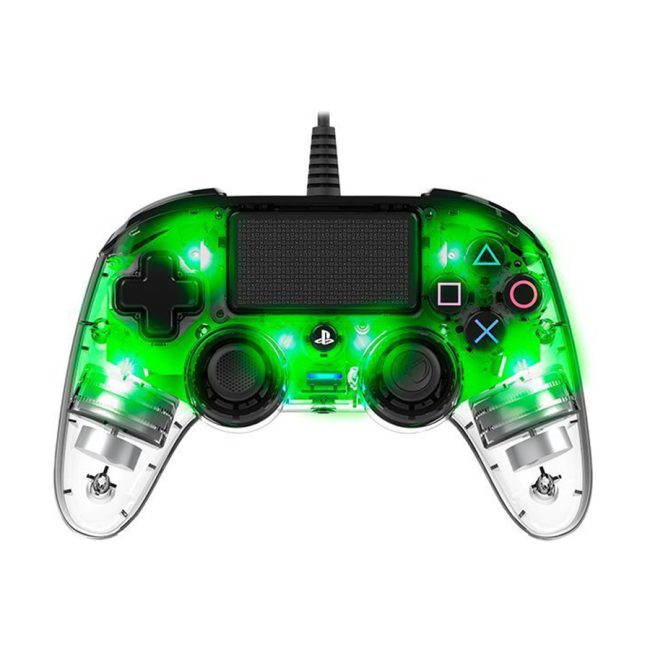 Bigben PS4 Nacon Compact Light Wired Controller prozirno-zeleni - Image 2