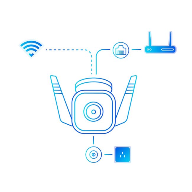 TP-Link Tapo C310 TP-Link Outdoor Security Wi-Fi Camera 3MP 2.4 GHz 2T2R - Image 4