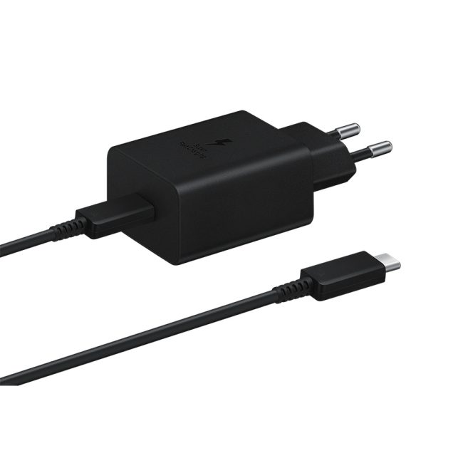 Punjač SAMSUNG ORG. USB Type-C Super Fast 45W Charger Black (1.8m kabl uključen) EP-T4510XBEGEU